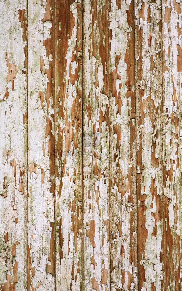 Peeling Weathered Wood Photography Backdrop