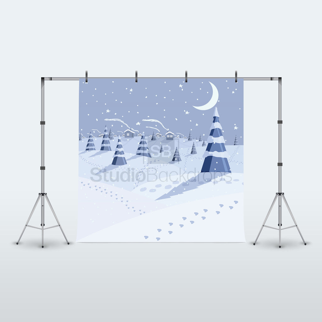 Winter Wonderland Photography Backdrop