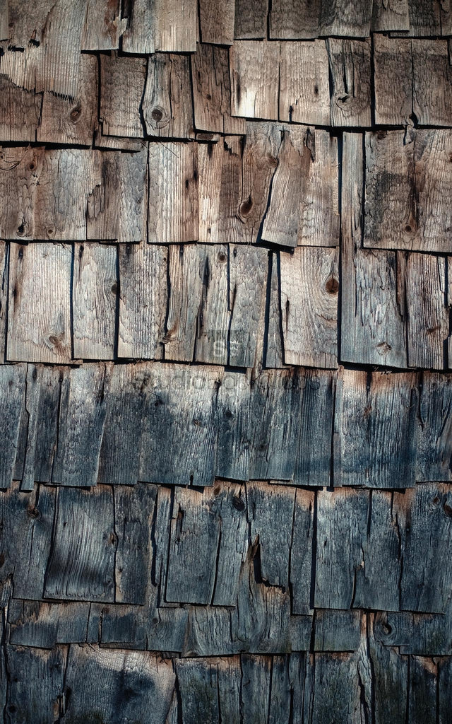 Wood Shingle Photography Backdrop