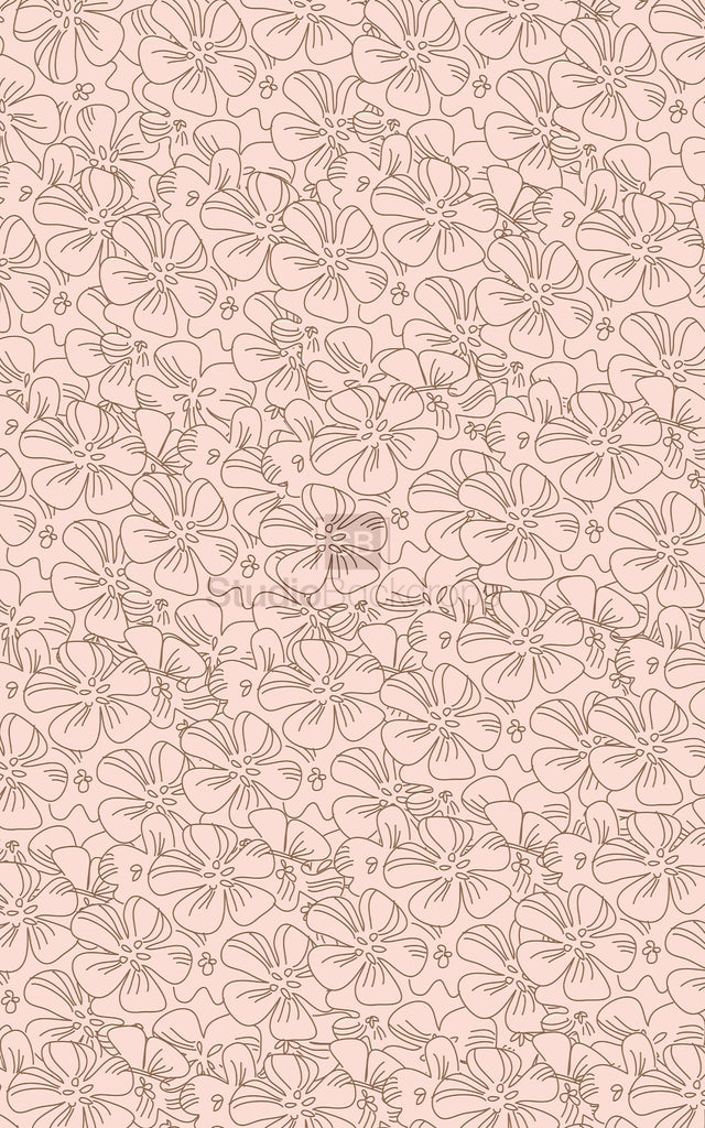 Pink Floral Photography Backdrop