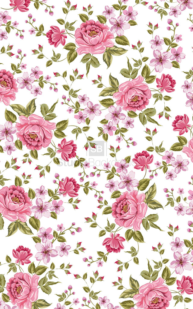Floral Wallpaper Photography Backdrop Studio Backdrops