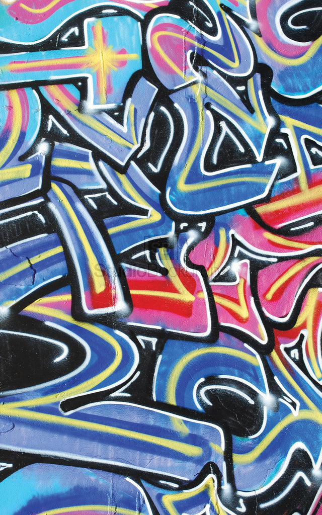 Subway Graffiti Photography Backdrop