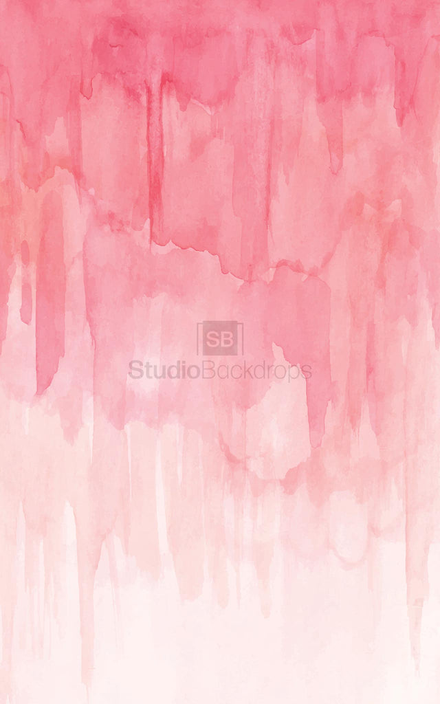 Pink Water Colour Photography Backdrop