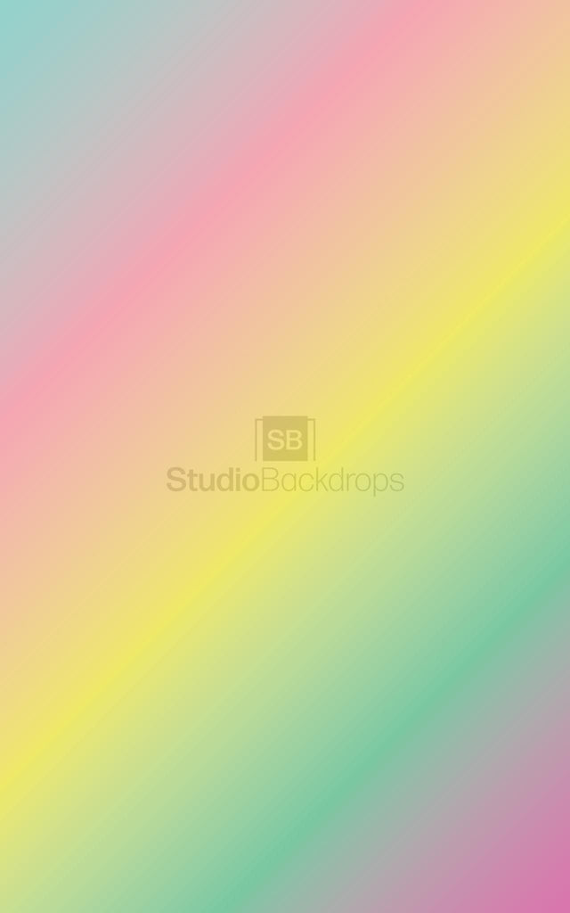 Unicorn Gradient Colours Photography Backdrop
