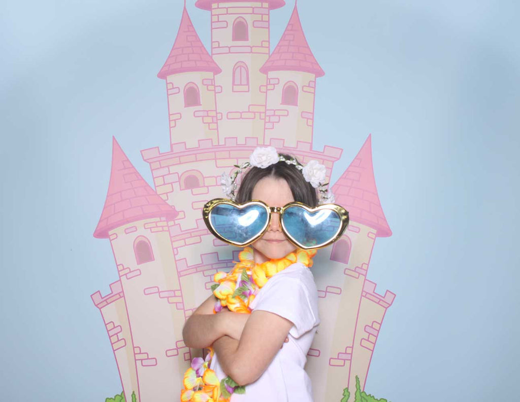 Fairy Tale Castle Photography Backdrop in use