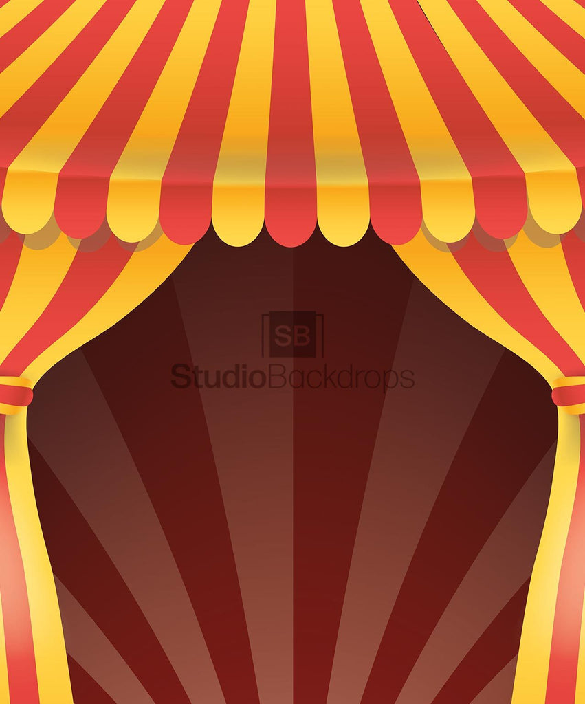 Circus Tent Photo Booth Backdrop Studio Backdrops