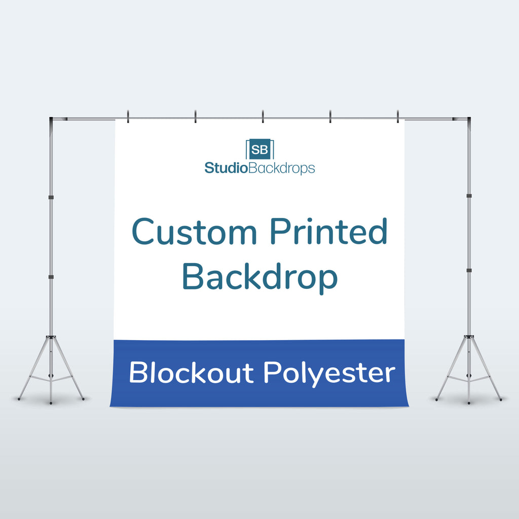 Illustration of a Blockout Polyester Custom Printed Photography Backdrop