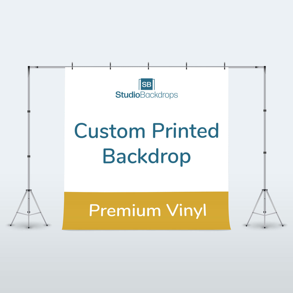 Illustration of a Premium Vinyl Custom Printed Photography Backdrop