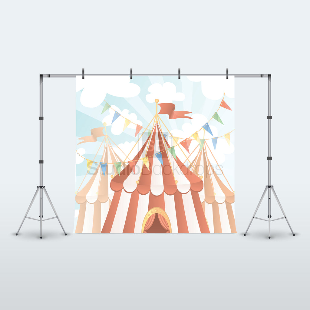 Circus Tent Photography Backdrop