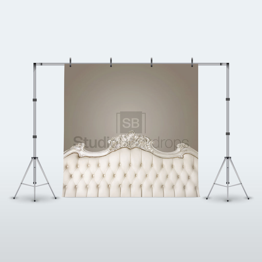 White Headboard Photography Backdrop