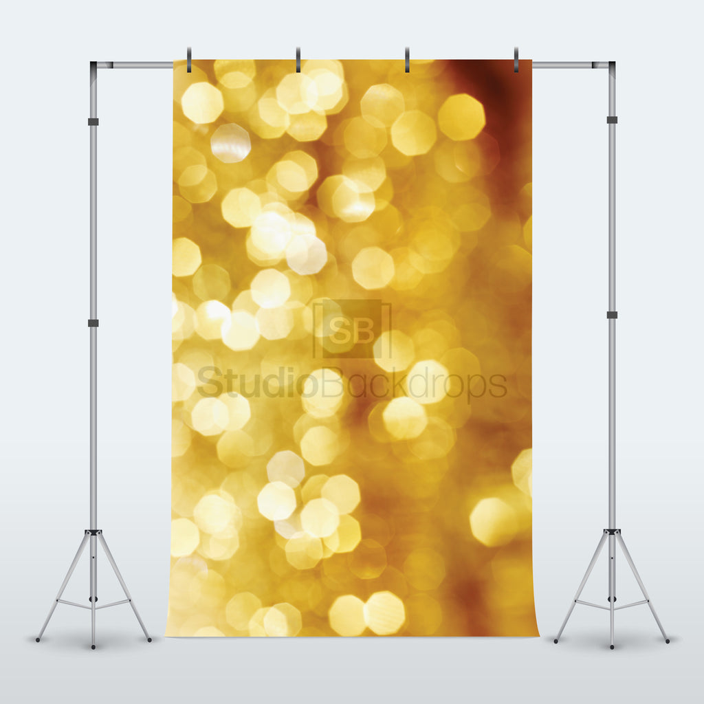 Gold Bokeh Photography Backdrop