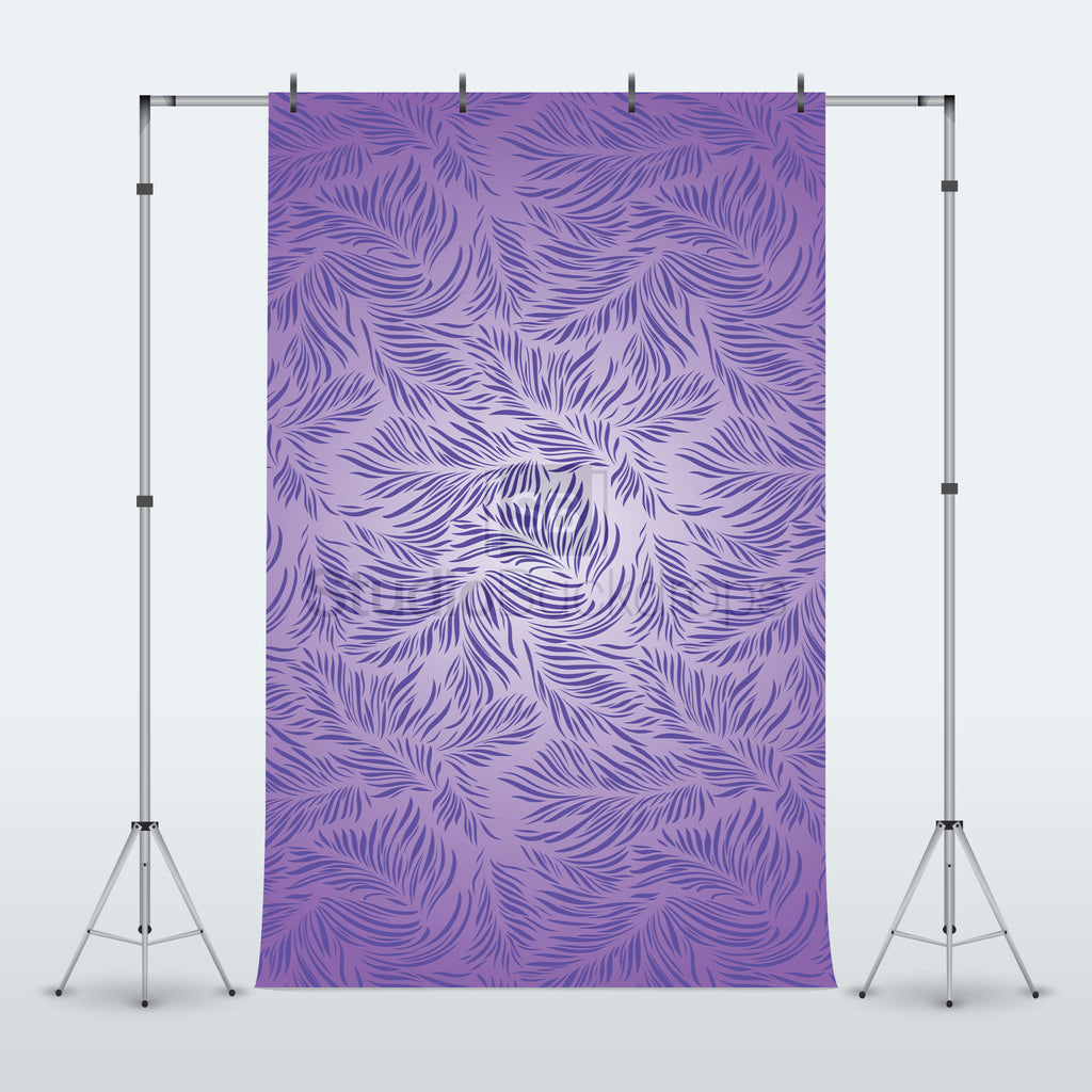 Purple Feather Photography Backdrop