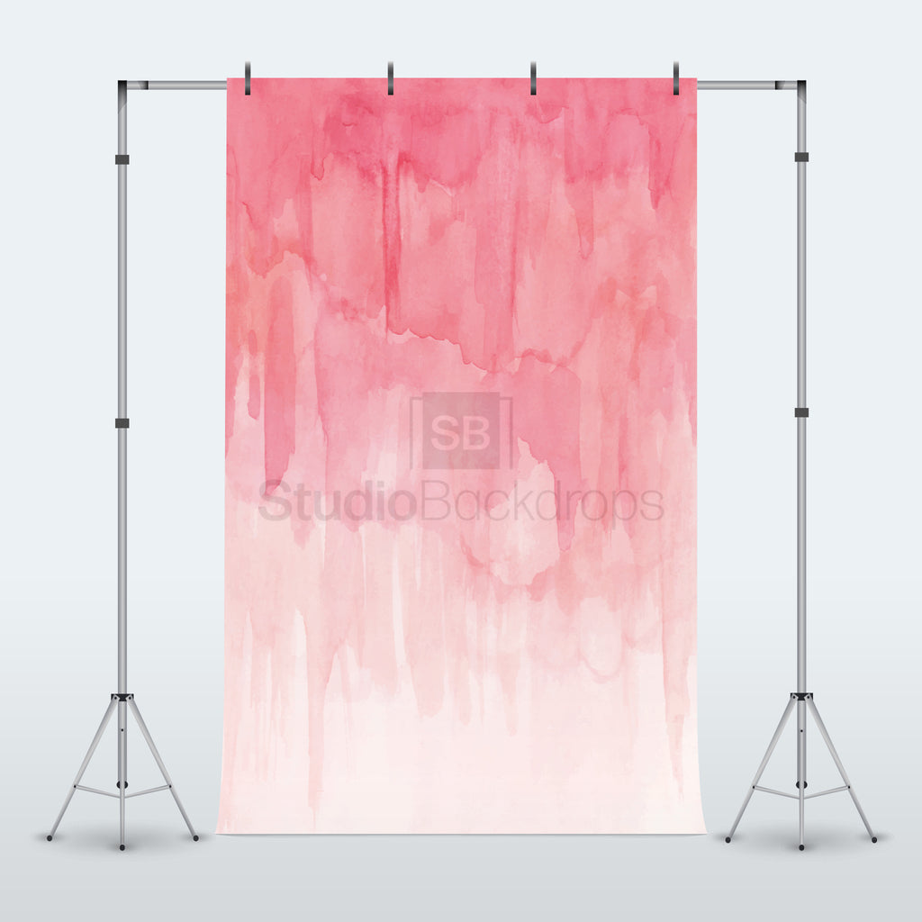 Pink Water Colour Photography Backdrop