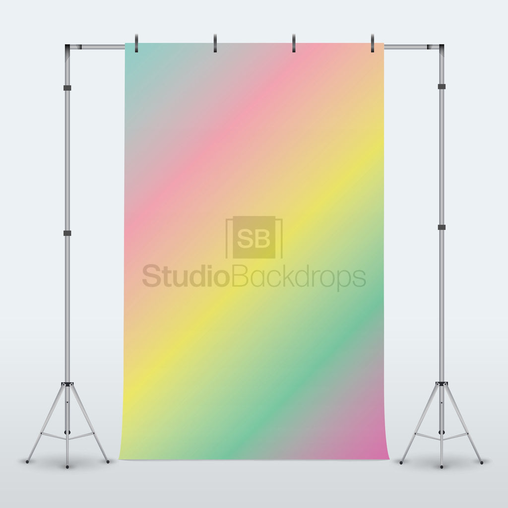 Unicorn Gradient Colours Photography Backdrop