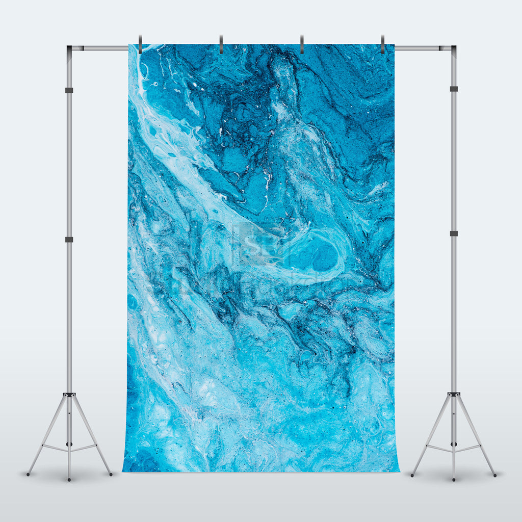 Blue Marble Texture Photography Backdrop BD-304-MAR