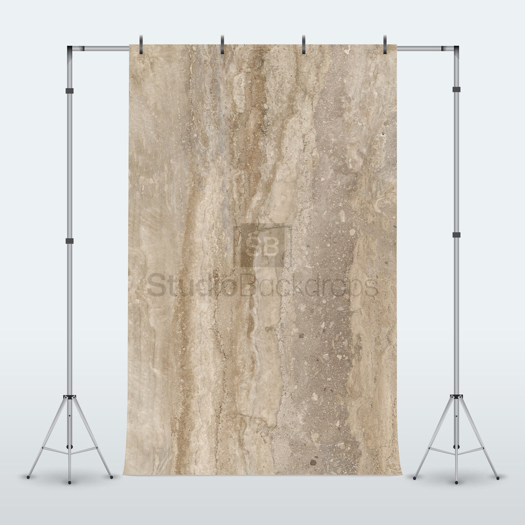 Natural Travertine Stone Photography Backdrop BD-305-TEX