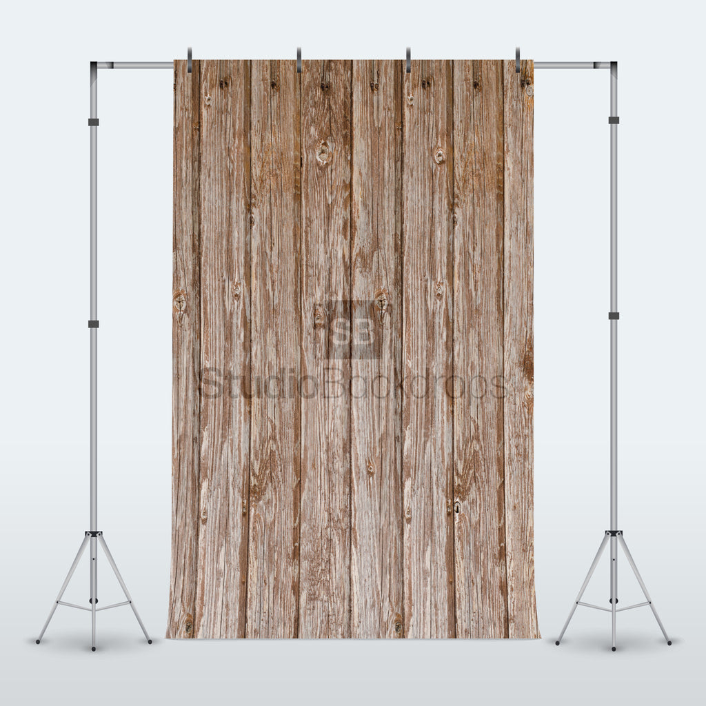 Weathered Wood Floorboards Photography Backdrop