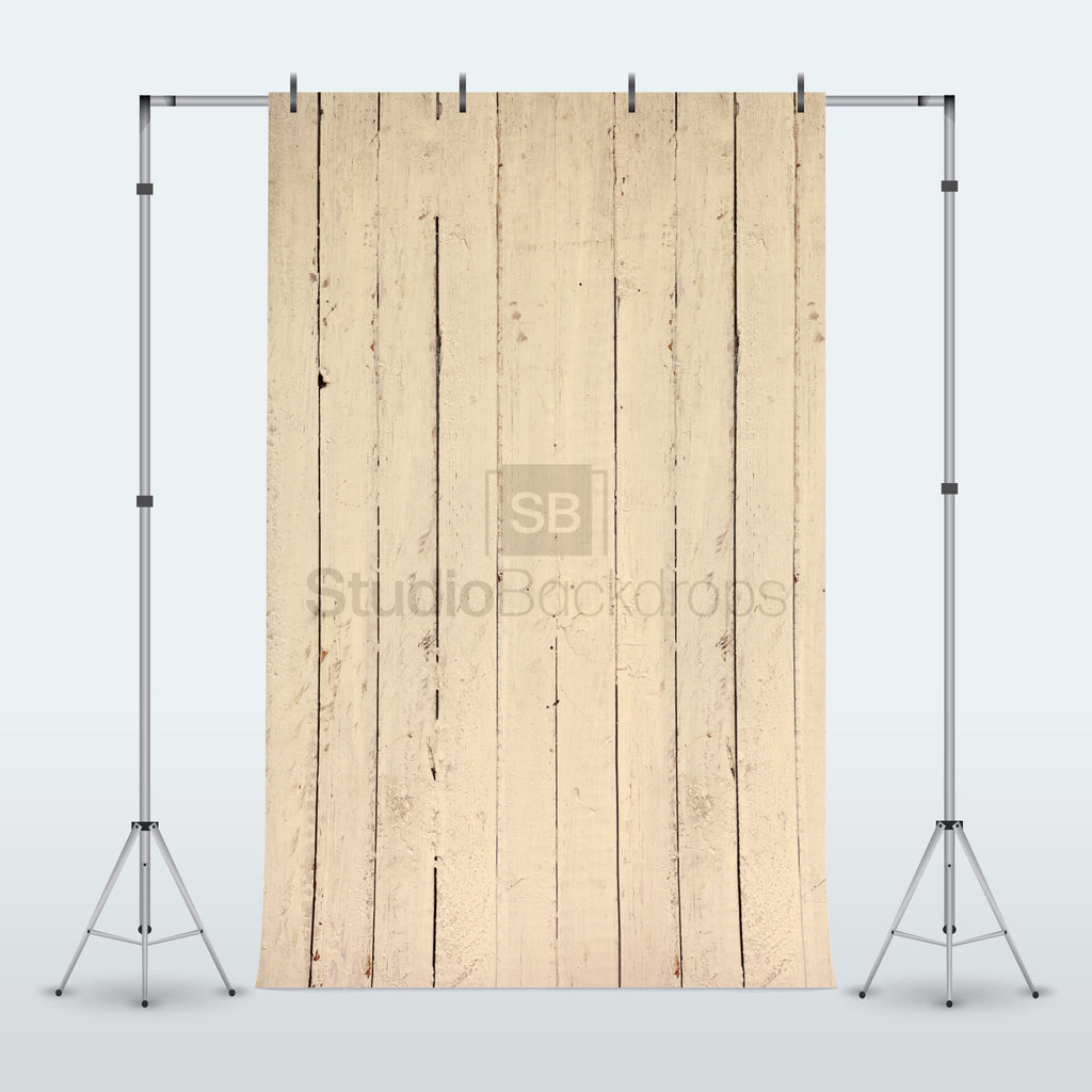 Cream Floorboards Photography Backdrop