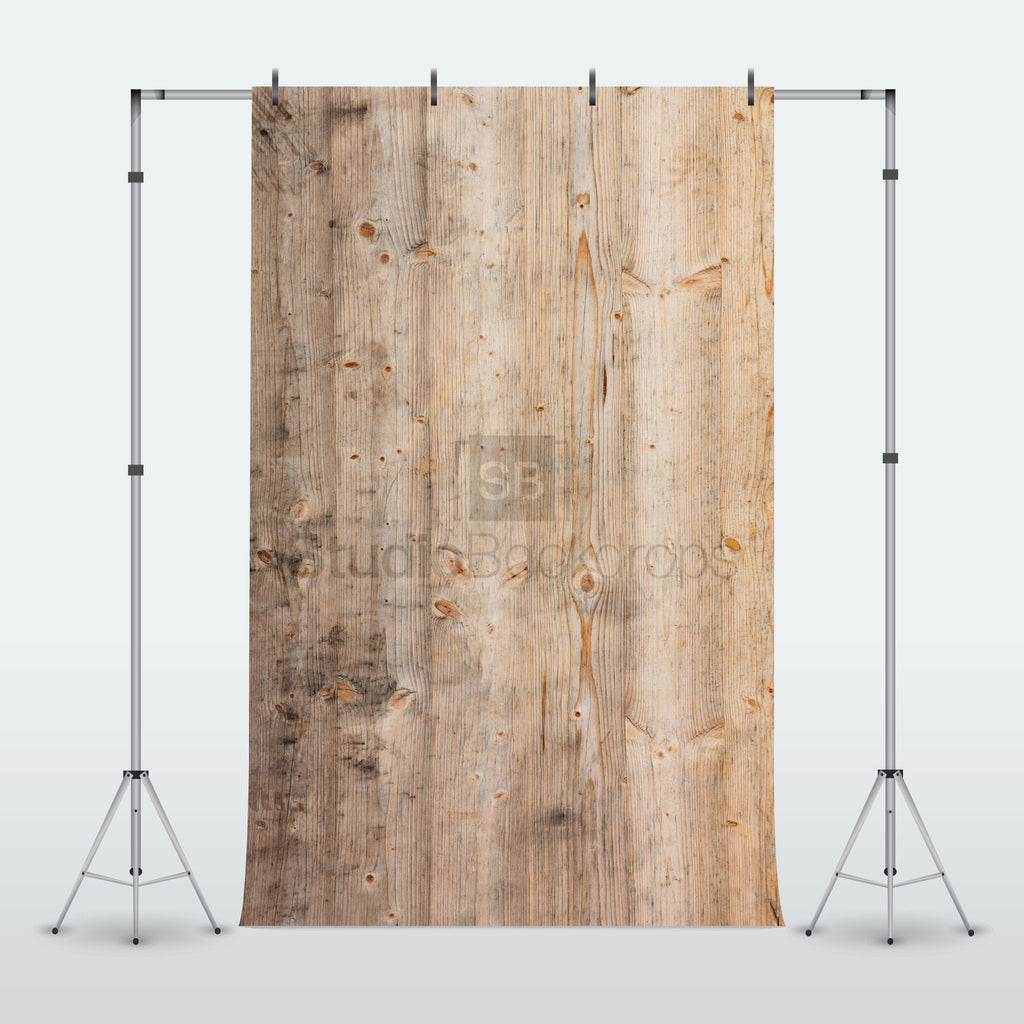 Weathered Pine Wood Photography Backdrop