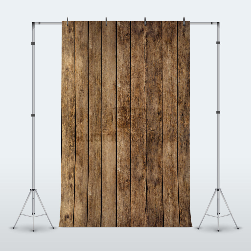 Clearance Grade A - Weathered Rustic Wood Photography Backdrop FL-195-WO