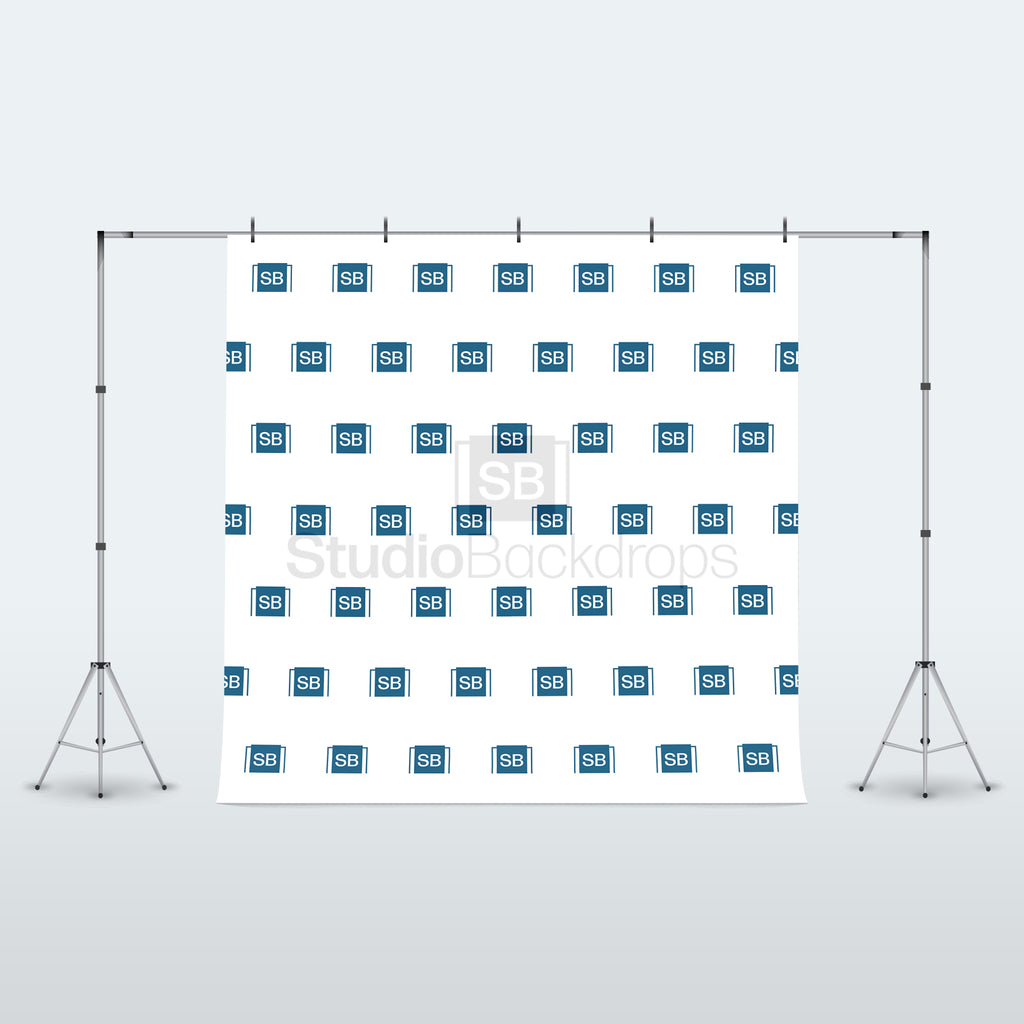 Step and Repeat Logo Printed Photography Backdrop
